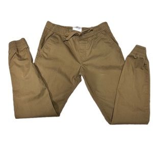 EXPRESS | MEN’S DRAWSTRING COTTON JOGGERS | KHAKI | SZ 28